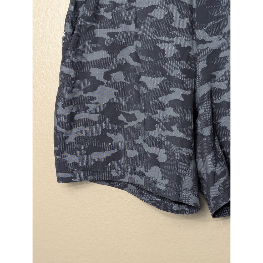 Lululemon Shorts Womens Small Black Gray Camo Athletic Running Gym 6.5" - Picture 4 of 12